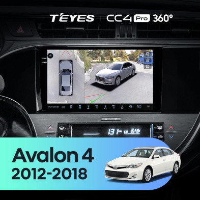 Штатная магнитола Teyes CC4 Pro 360 8/128 Toyota Avalon IV XX40 (2012-2018)