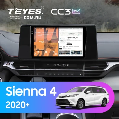 Штатная магнитола Teyes CC3 2K 4/64 Toyota Sienna 4 (2020-)