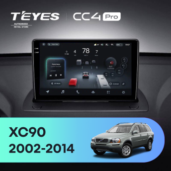Штатная магнитола Teyes CC4 Pro 12/256 Volvo XC90 (2002-2014) F1