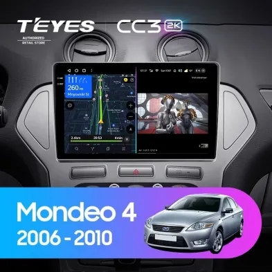 Штатная магнитола Teyes CC3 2K 4/64 Ford Mondeo 4 (2006-2010)