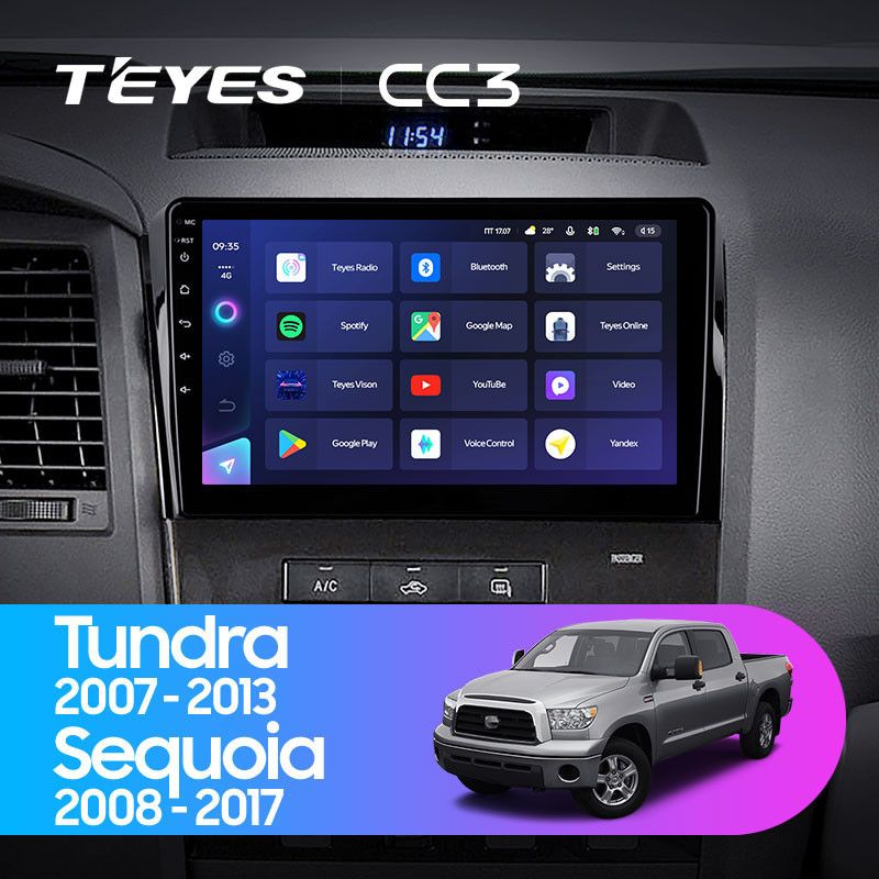 Штатная магнитола Teyes CC3 4/64 Toyota Tundra XK50 (2007-2013)