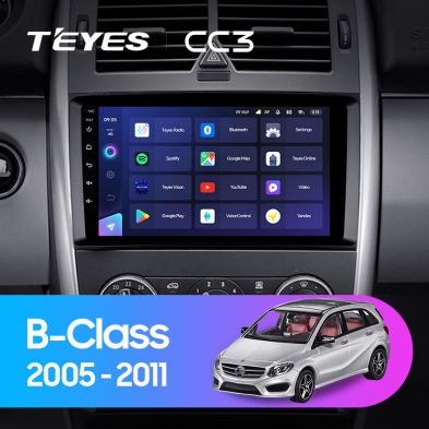 Штатная магнитола Teyes CC3 6/128 Mercedes-Benz B-Class T245 (2005-2011)
