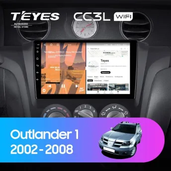 Штатная магнитола Teyes CC3L WiFi 2/32 Mitsubishi Outlander 1 (2002-2008) F1