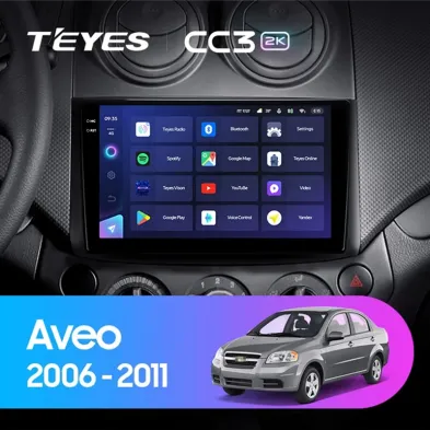 Штатная магнитола Teyes CC3 2K 4/32 Chevrolet Aveo (2006-2011)