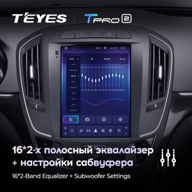Штатная магнитола Tesla style Teyes TPRO 2 4/32 Opel Insignia 1 рестайлинг (2013-2017)