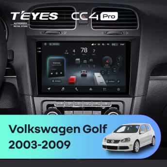 Штатная магнитола Teyes CC4 Pro 8/128 Volkswagen Golf (2003-2009)