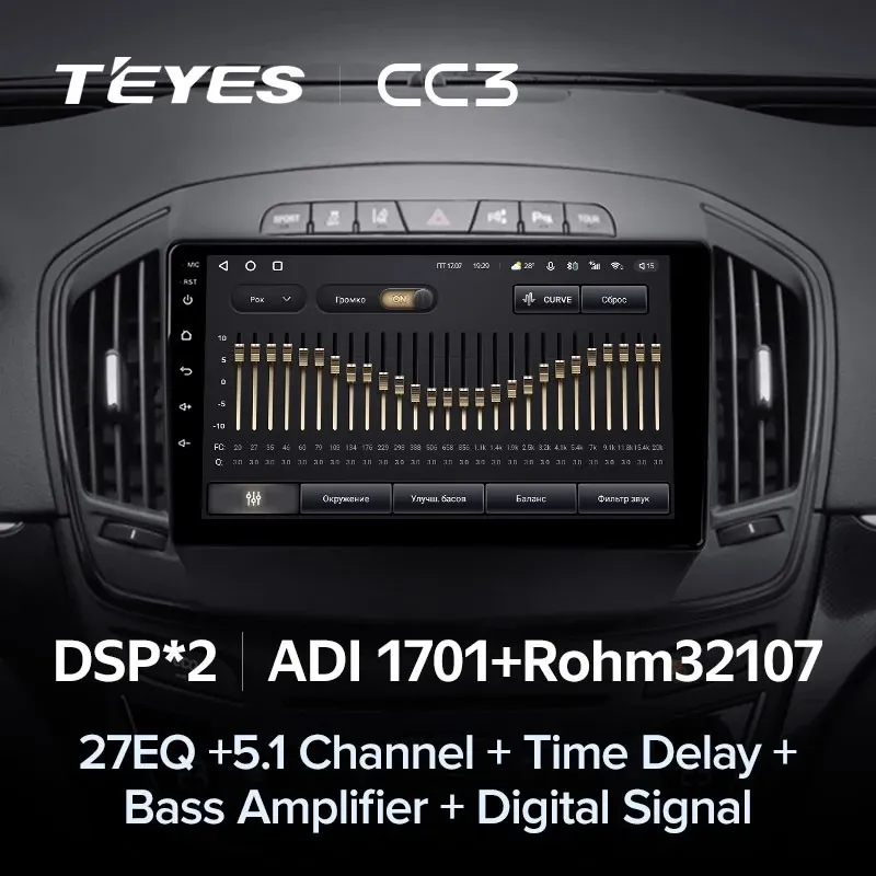 Штатная магнитола Teyes CC3 4/32 Buick Regal (2013-2017) Тип-B