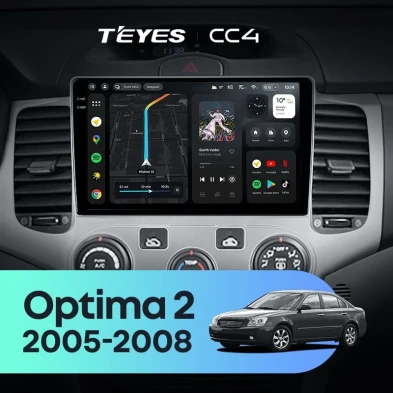 Штатная магнитола Teyes CC4 8/128 Kia Optima 2 MG (2005-2008)