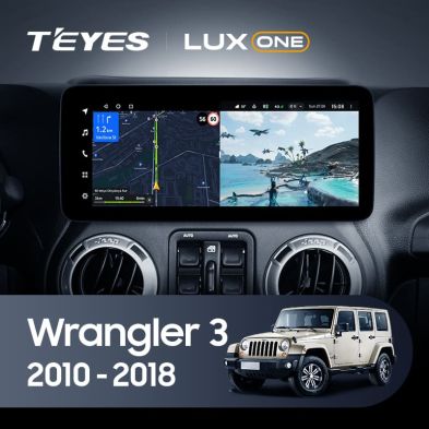 Штатная магнитола Teyes LUX ONE 4/32 Jeep Wrangler 3 JK (2010-2018)