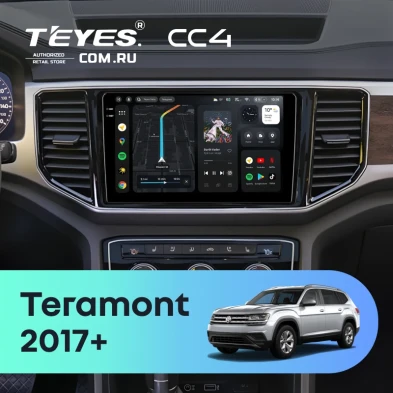 Штатная магнитола Teyes CC4 6/64 Volkswagen Teramont 2017+
