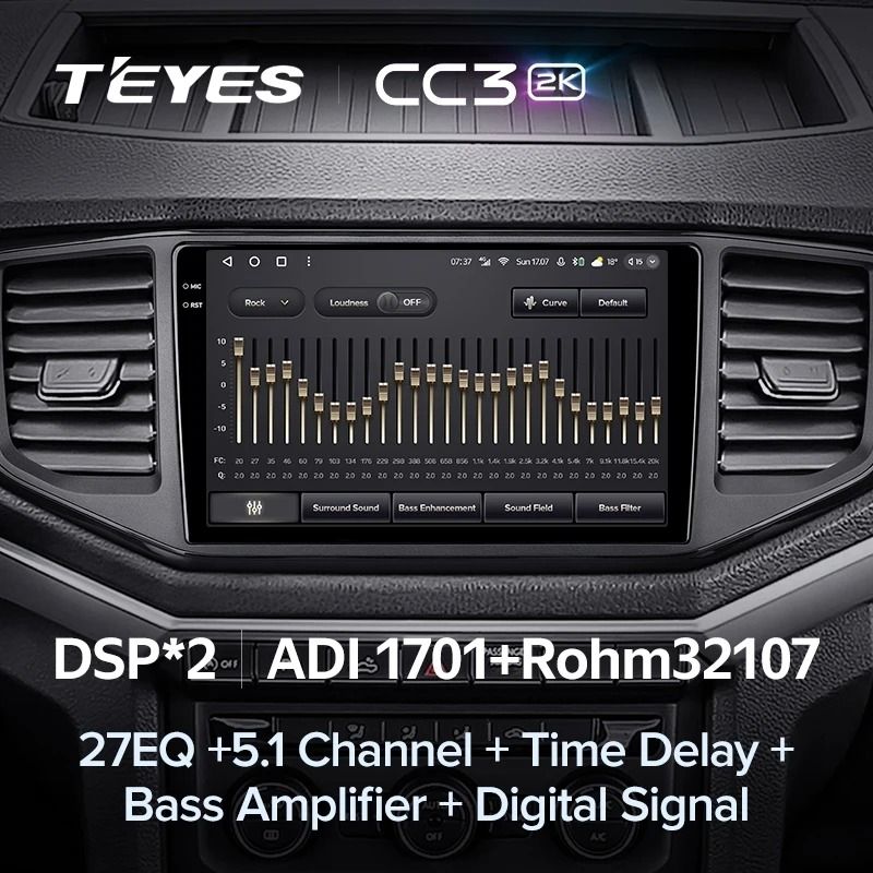 Штатная магнитола Teyes CC3 2K 4/32 Volkswagen Amarok 1 (2016-2020)