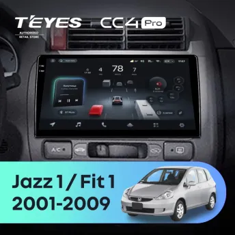 Штатная магнитола Teyes CC4 Pro 8/128 Honda Fit 1 (2001-2009)