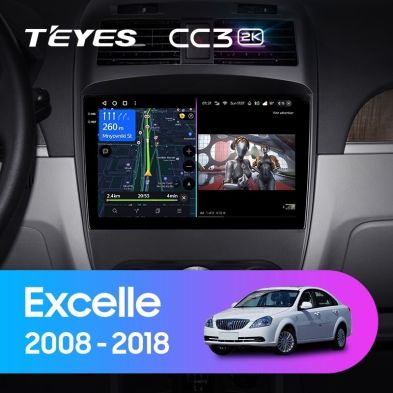Штатная магнитола Teyes CC3 2K 6/128 Buick Excelle (2008-2018)