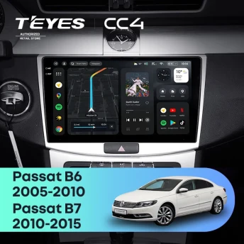 Штатная магнитола Teyes CC4 8/128 Volkswagen Passat B7 (2010-2015)