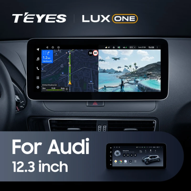 Штатная магнитола Teyes LUX ONE 360 6/128 Audi A4 B8 (2007-2015) Тип-B