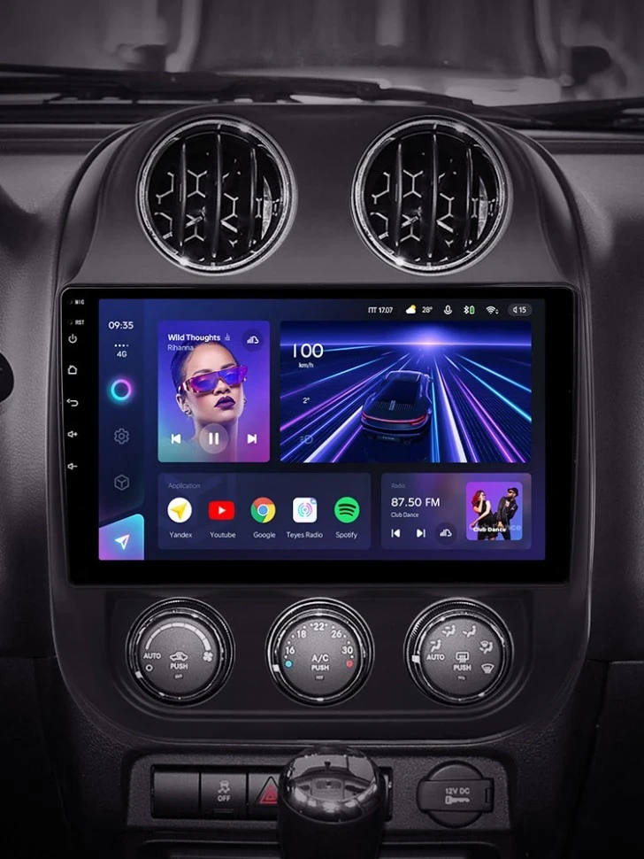 Штатная магнитола Teyes CC3 4/32 Jeep Compass 1 MK (2009-2015)