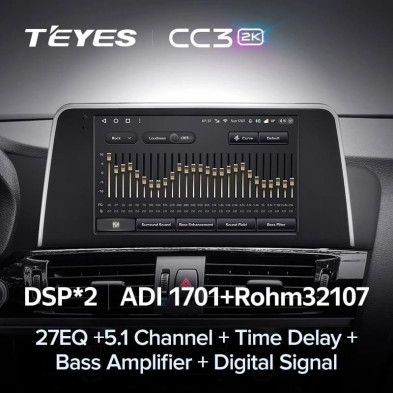 Штатная магнитола Teyes CC3 2K 6/128 BMW X3 F25 CIC (2010-2014)