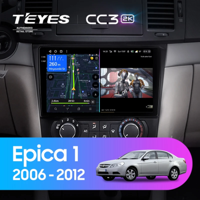 Штатная магнитола Teyes CC3 2K 4/32 Chevrolet Epica 1 (2006-2012)