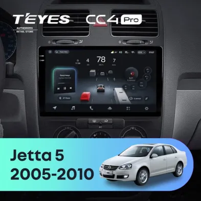 Штатная магнитола Teyes CC4 Pro 8/128 Volkswagen Jetta 5 (2005-2010) F1