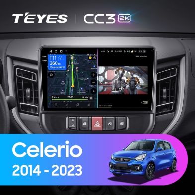 Штатная магнитола Teyes CC3 2K 4/64 Suzuki Celerio (2014-2023)