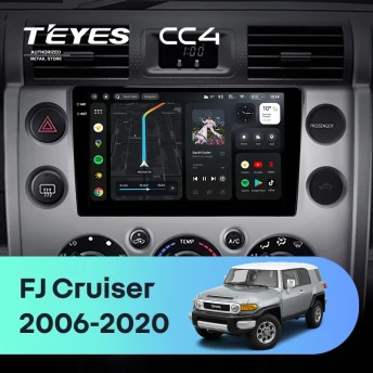 Штатная магнитола Teyes CC4 8/128 Toyota FJ Cruiser J15 (2006-2020)