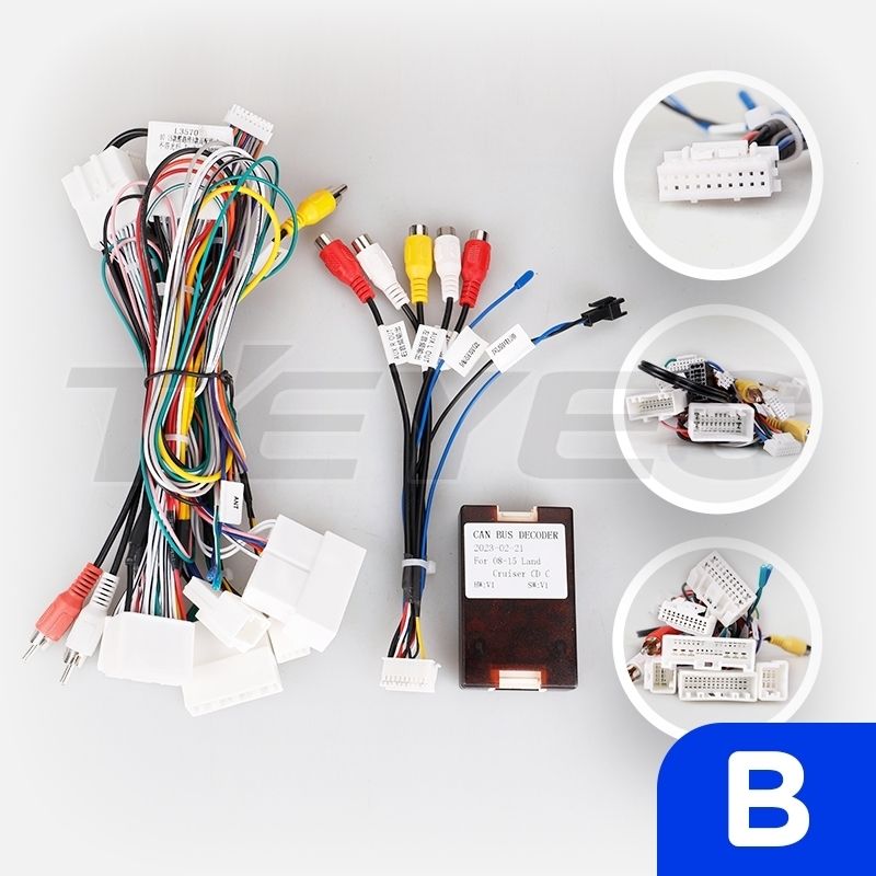 Штатная магнитола Teyes CC3 2K 6/128 Toyota Land Cruiser 11 200 (2007-2015) F2 Тип-B