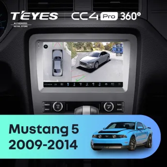 Штатная магнитола Teyes CC4 Pro 360 12/256 Ford Mustang 5 S-197 (2009-2014) F2