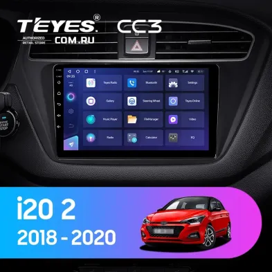 Штатная магнитола Teyes CC3 4/32 Hyundai i20 2 GB (2018-2020)