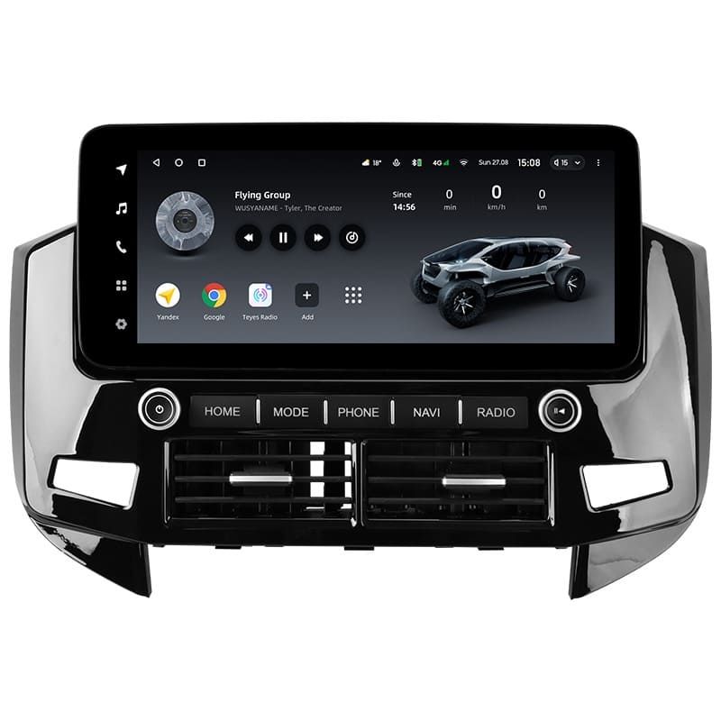 Переходная рамка Mitsubishi Pajero 4 V80 V90 2006-2024) Тип-C (12,3")