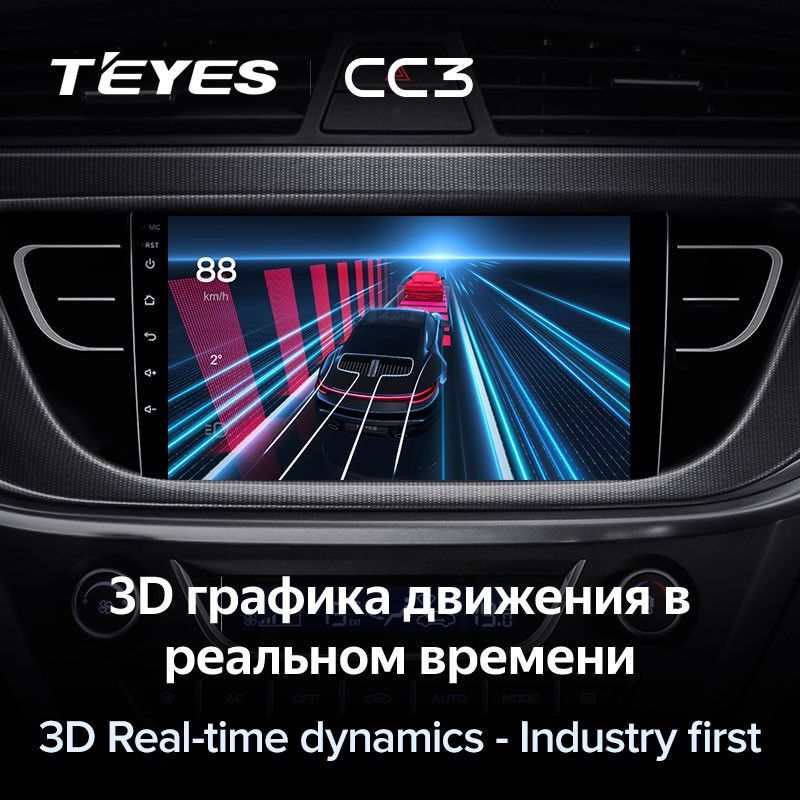 Штатная магнитола Teyes CC3 4/64 Geely Atlas NL-3 (2016-2020)