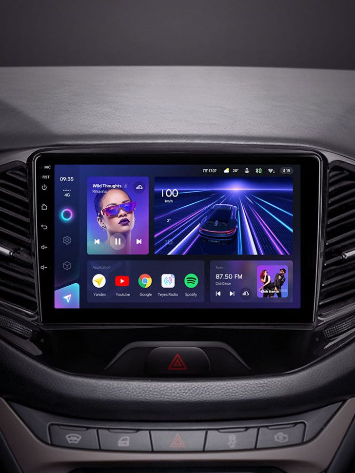 Штатная магнитола Teyes CC3 4/64 Lada Vesta Cross Sport (2015-2022) F1