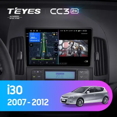 Штатная магнитола Teyes CC3 2K 360 6/128 Hyundai i30 1 FD (2007-2012) F2