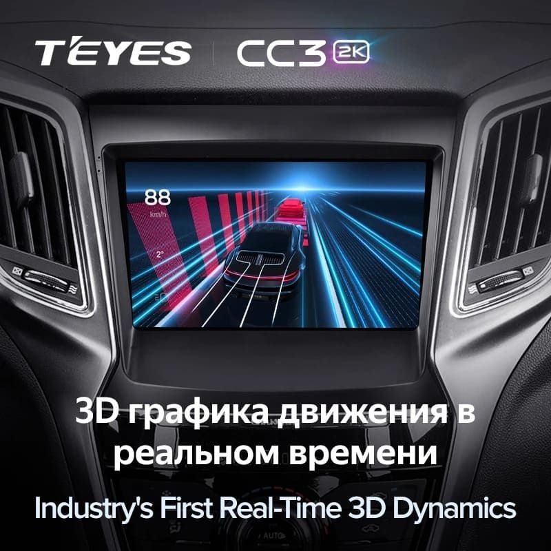 Штатная магнитола Teyes CC3 2K 360 6/128 Changan CS75 (2014-2019)