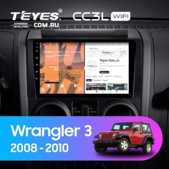 Штатная магнитола Teyes CC3L WiFi 2/32 Jeep Wrangler 3 JK (2008-2010) F1