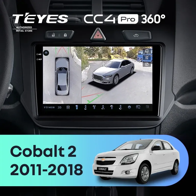 Штатная магнитола Teyes CC4 Pro 360 12/256 Chevrolet Cobalt 2 (2011-2018)