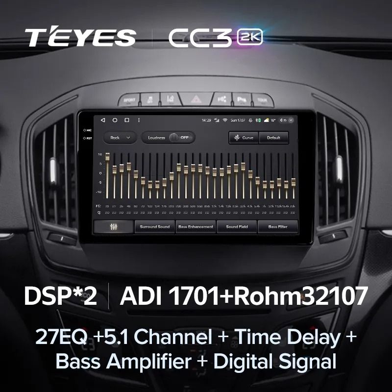 Штатная магнитола Teyes CC3 2K 4/32 Buick Regal (2013-2017) Тип-A