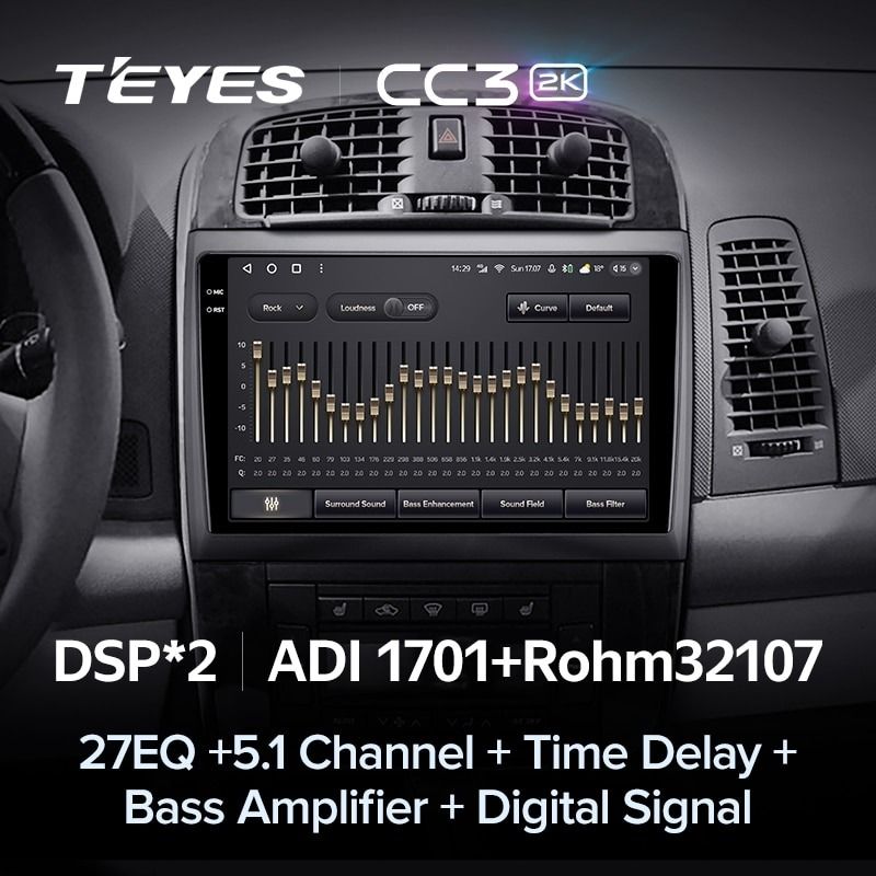 Штатная магнитола Teyes CC3 2K 4/64 Cadillac SRX (2003-2009)