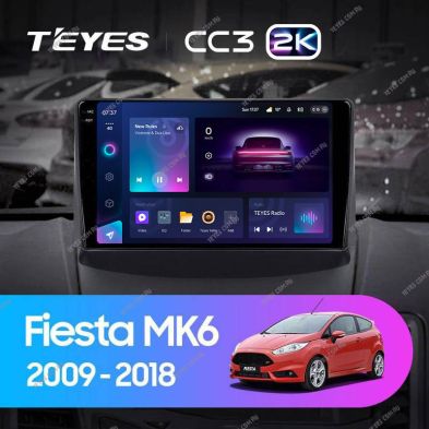 Штатная магнитола Teyes CC3 2K 360 6/128 Ford Fiesta 6 (2009-2018) F1 Тип-B