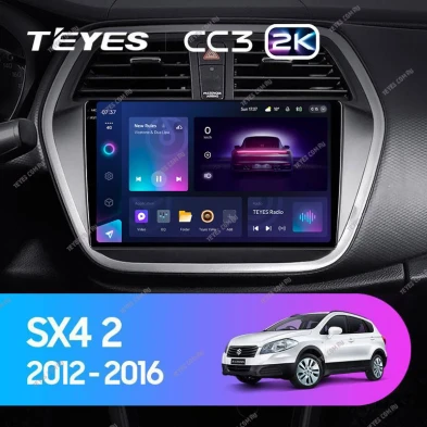 Штатная магнитола Teyes CC3 2K 4/64 Suzuki SX4 2 (2012-2016)