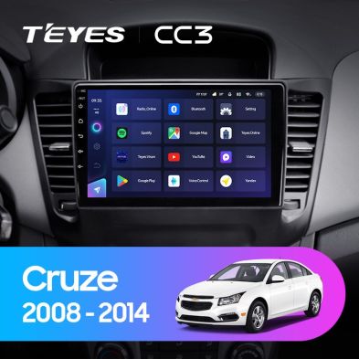 Штатная магнитола Teyes CC3 4/32 Chevrolet Cruze J300 (2008-2014)