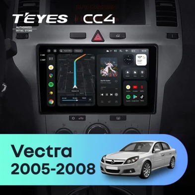 Штатная магнитола Teyes CC4 8/128 Opel Vectra (2005-2008) F2