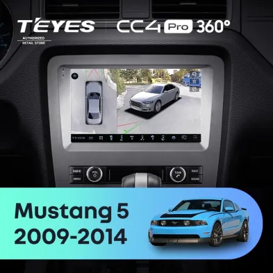 Штатная магнитола Teyes CC4 Pro 360 8/128 Ford Mustang 5 S-197 (2009-2014) F2