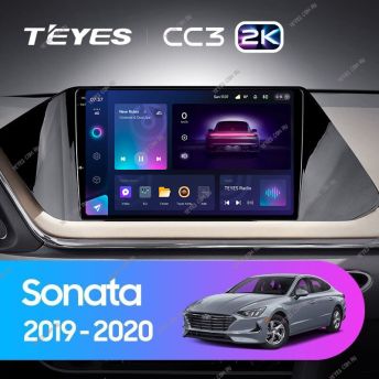 Штатная магнитола Teyes CC3 2K 3/32 Hyundai Sonata DN8 (2019-2020) Тип-B