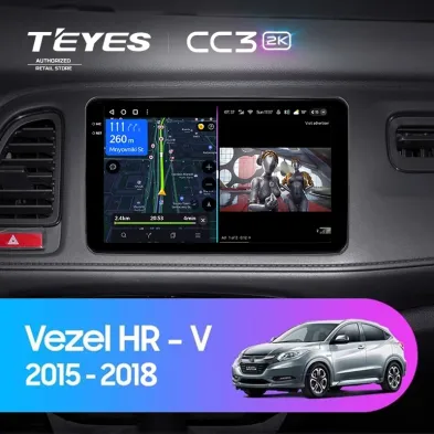 Штатная магнитола Teyes CC3 2K 4/32 Honda HR-V (2015-2018)