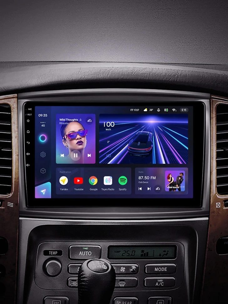 Штатная магнитола Teyes CC3 4/32 Toyota Land Cruiser LC 100 / LC 105 (2002-2007) Тип-A