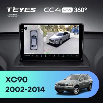 Штатная магнитола Teyes CC4 Pro 360 8/128 Volvo XC90 (2002-2014) F1