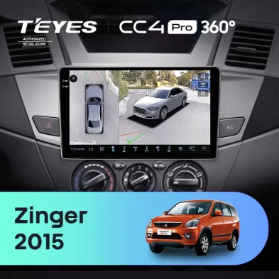 Штатная магнитола Teyes CC4 Pro 360 8/128 Mitsubishi Zinger 2015+