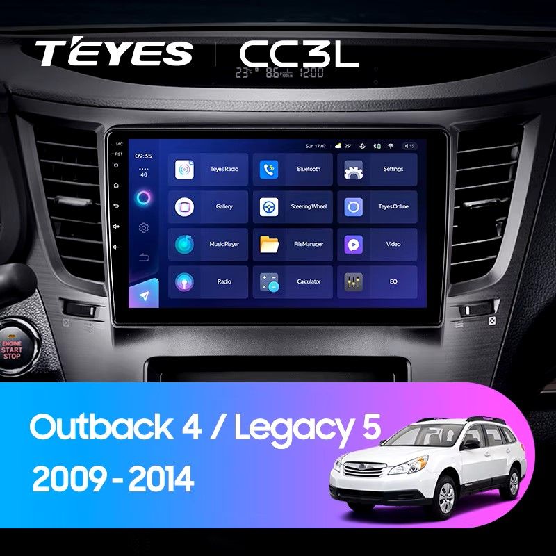 Штатная магнитола Teyes CC3L 4/32 Subaru Outback 4 (2009-2014)