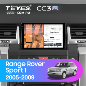 Штатная магнитола Teyes CC3 2K 4/64 Land Rover Range Rover Sport 1 (2005-2009)
