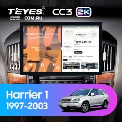 Штатная магнитола Teyes CC3 2K 4/64 Toyota Harrier 1 (XU10) (1997-2003) F1 (11")